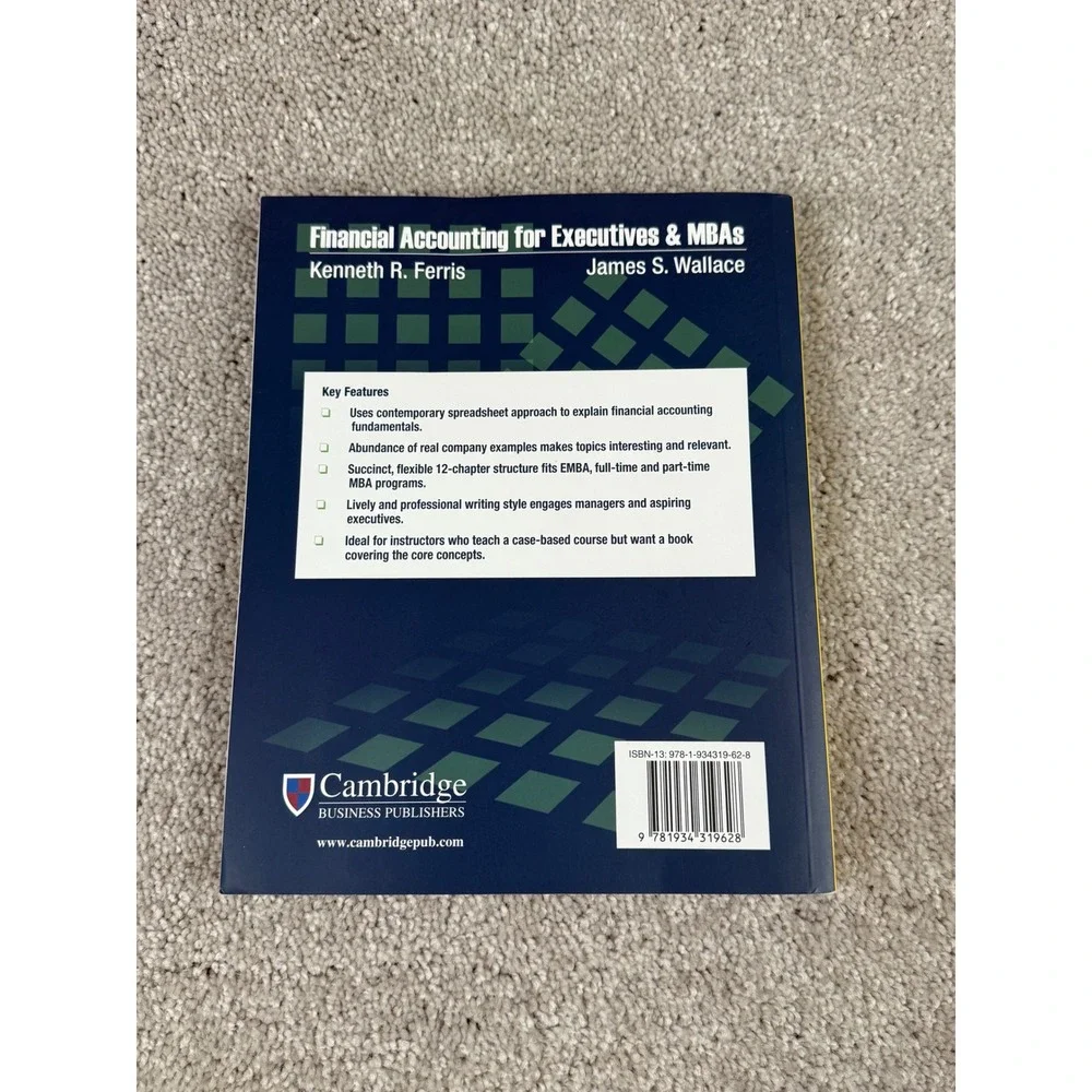 Financial Accounting for Executives and MBAs Second Edition Ferris Wallace